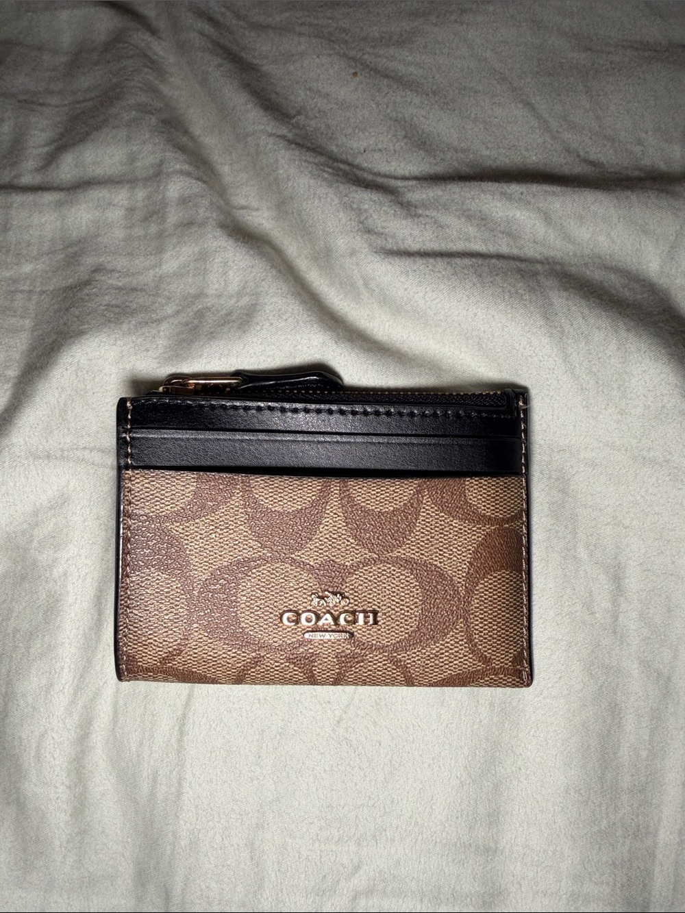 Coach mini card holder